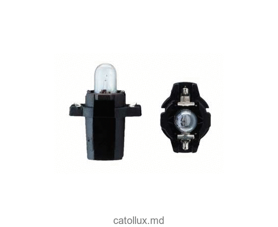 Bec Philips 12597 12V 1.2W BAX10S BLACK 