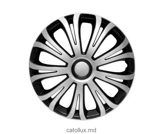 Колпаки 13  AVERA Silver & Black 