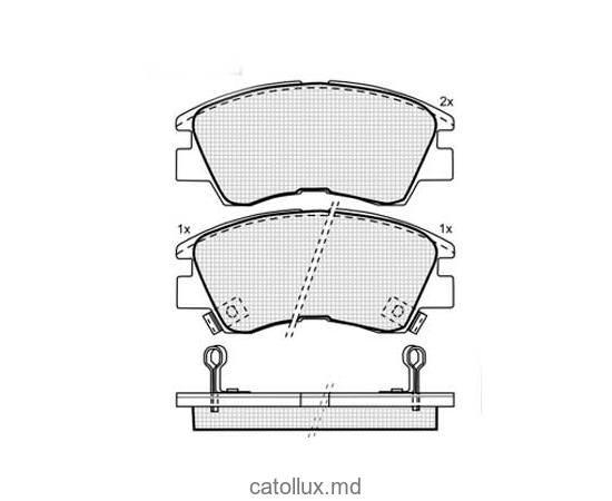 Placute frana DBS3005 SP222 T0044 