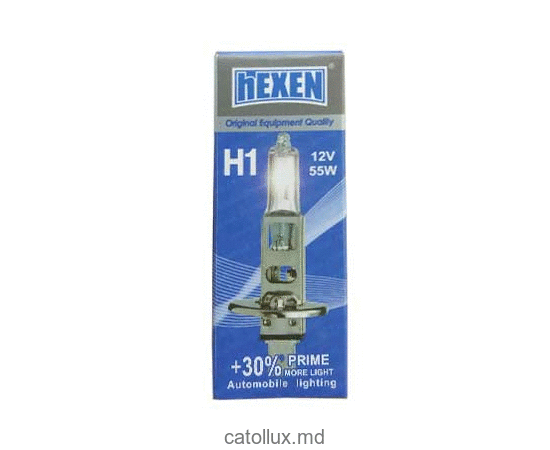 Автомобильная Лампочка Hexen H1 2112PL H1 12V 55W PRIME+30% 41705 