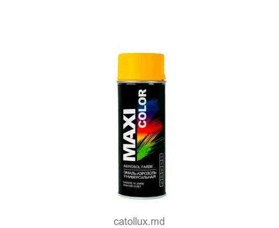 Vopsea spray Maxi Color MX1018  RAL1018 Galben deschis 400ml 