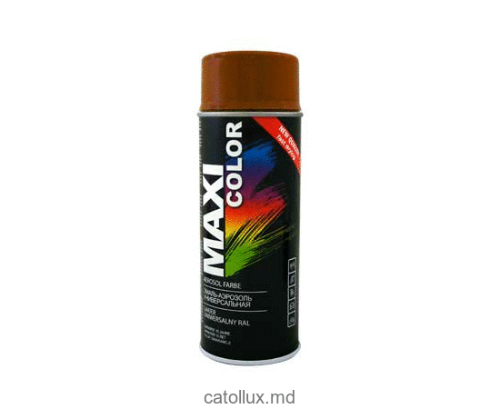 Аэрозольная краска Maxi Color MX8024 RAL8024 Коричневая беж 400ml 