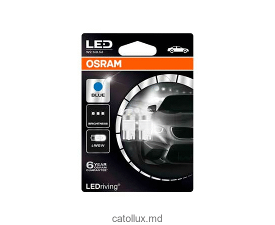 Автомобильные лампы Osram 2850BL-02B LED W5W 12V 