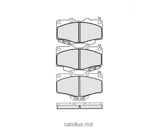 Тормозные колодки DBS3010 SP160 T1981 