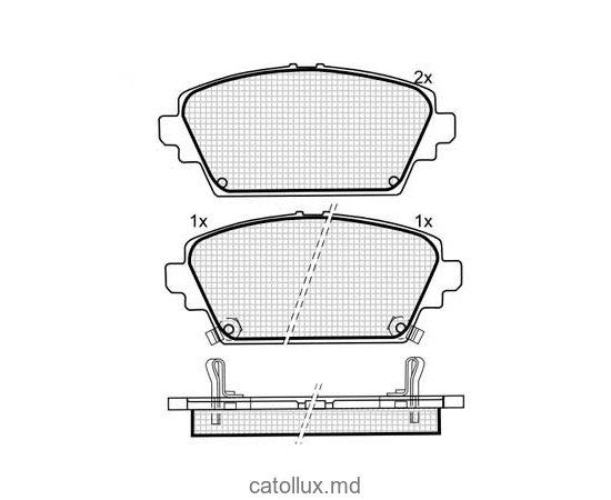 Placute frana DBS3207 T3111 SM 873 Honda Accord 98 F 
