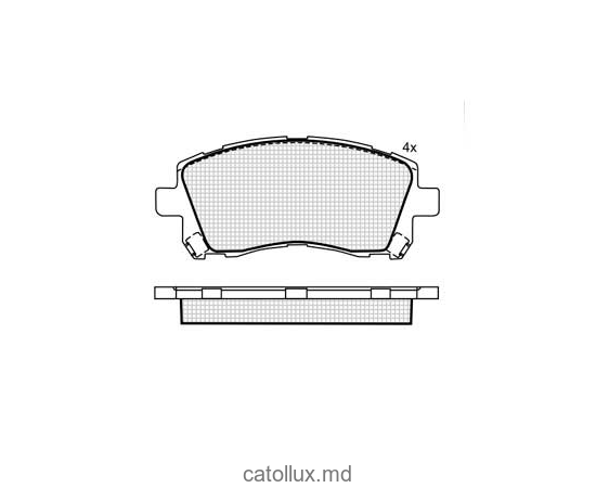 Placute frana DBS3056 SP258 T3125 