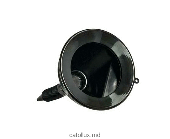 Воронка ГСМ Oktan с непроливайкой и латунным ситом 135мм Черный 