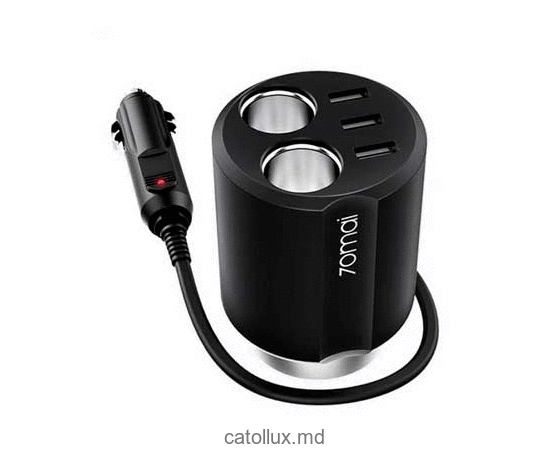 Разветвитель прикуривателя Midrive CC04 Xiaomi 70Mai Cigarette Lighter 