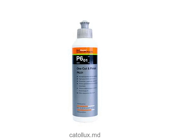 Полироль с защитным эффектом Koch Chemie 428250 OneCut&Finish P6.01 0,25L  Полироль с защитным эффектом Koch Chemie 428250 OneCut&Finish P6.01 0,25L