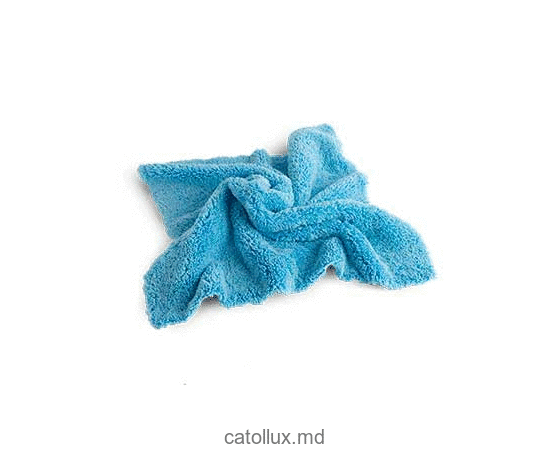 Микроволоконная салфетка профессионального уровня, вырезанная ультразвуком, синяя 999241 