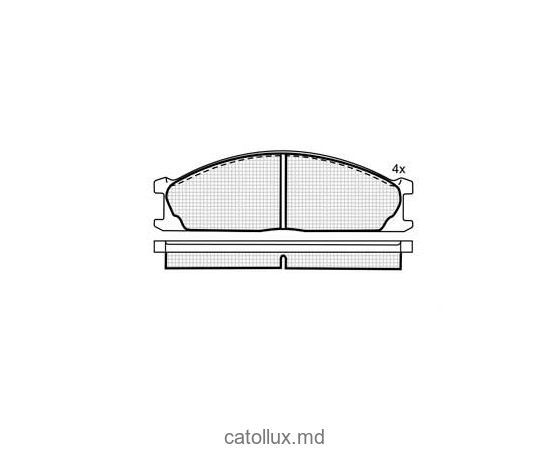 Placute frana DBS3007 SP185 T0009 