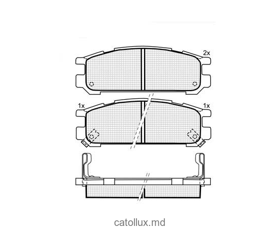 Placute frana DBS3042  SP211 T3021  Placute frana DBS3042  SP211 T3021