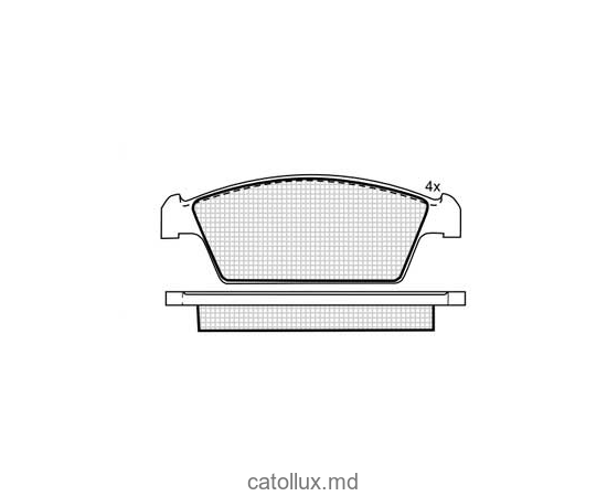 Placute frana DBS3052 SP264 T3091 