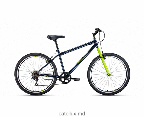 Горный велосипед ALTAIR MTB HT 26 1.0 (26" 7 ск. рост 19") 2020-2021, темно-синий/зеленый  Горный велосипед ALTAIR MTB HT 26 1.0 (26" 7 ск. рост 19") 2020-2021, темно-синий/зеленый