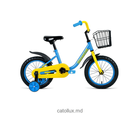 Bicicletă pentru copii FORWARD BARRIO 14 (14 "1 viteză) 2019-2020, albastru 