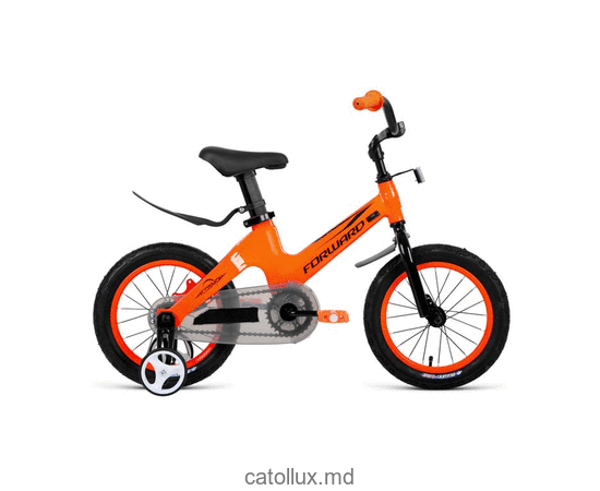 Bicicletă pentru copii FORWARD COSMO 14 (14 "1 viteză) 2020-2021, portocaliu 