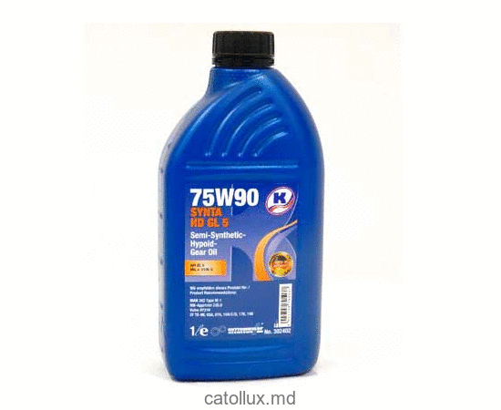 Ulei de transmisie semi-sintetic hipoidal Kuttenkeuler SYNTA HD GL 5 75W90 1L 