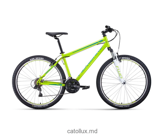 Bicicleta de munte FORWARD SPORTING 27.5 1.2 (27.5 "21 sk. Înălțimea 19") 2020-2021, verde / turcoaz  Bicicleta de munte FORWARD SPORTING 27.5 1.2 (27.5 "21 sk. Înălțimea 19") 2020-2021, verde / turcoaz