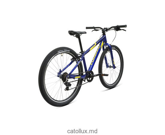 Велосипед подростковый FORWARD TORONTO 26 1.2 (26" 7 ск. Рост 13") 2020-2021, синий/желтый  Велосипед подростковый FORWARD TORONTO 26 1.2 (26" 7 ск. Рост 13") 2020-2021, синий/желтый