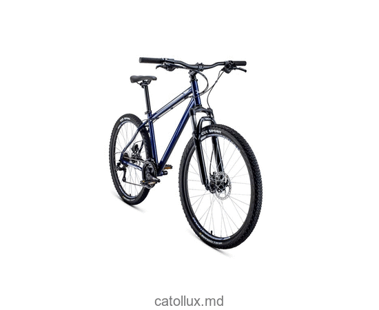 Bicicleta de munte FORWARD SPORTING 27.5 3.0 disc (27.5 "21 viteze. Înălțime 17") 2020-2021, albastru închis / gri 