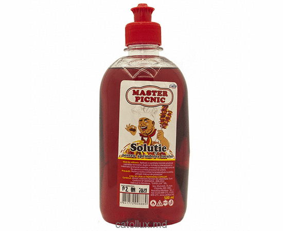 Жидкость для розжига дров и древесного угля MASTER PICNIC 500 ml 