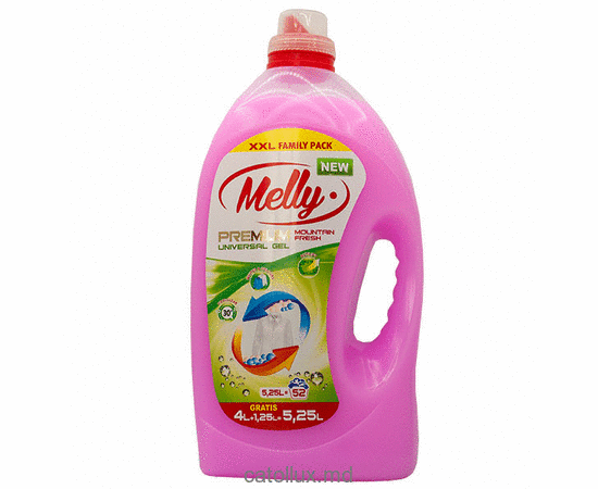 Detergent lichid pentru rufe Melly Premium 2in1 Aromatherapy Roz 5.250L 