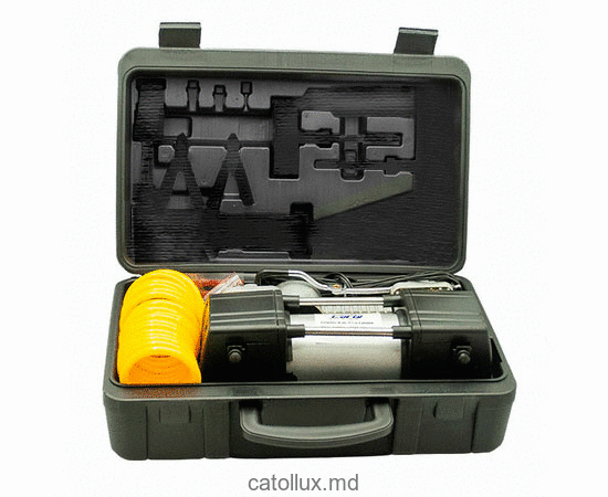 Compresor auto FY002B-A în valize (2 cilindru) 