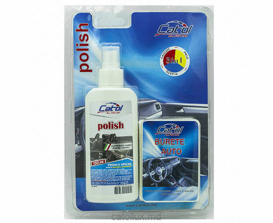 Полироль для пластика CATOL с губкой 150 ml 