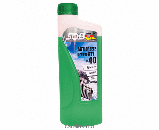 Антифриз -40 G-11 зеленый 1л Sobol New 