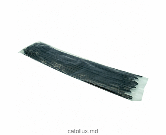 Хомуты пластмассовые черные 4,8*380 NC 