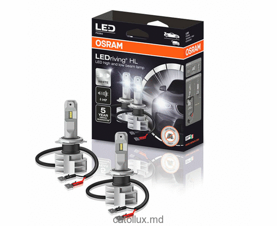 Светодиодная лампа OSRAM 67210CW LED H7 14W 12V/24V PX26D 4X2  Светодиодная лампа OSRAM 67210CW LED H7 14W 12V/24V PX26D 4X2