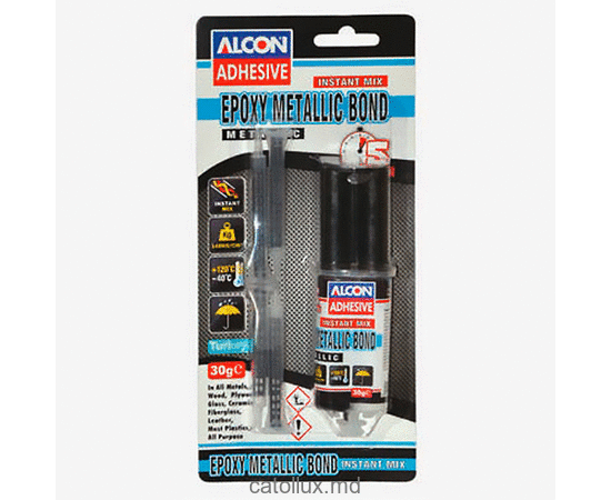 M-2312 Клей металлический эпоксидный (универс.), 2x15 ml (Шприц-Blister) 30 ml 