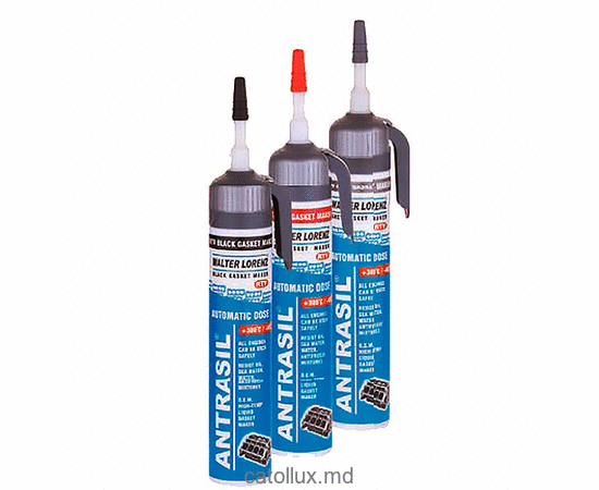M-3321 Термостойк. герметик-формиров. прокл. в двигателях и насосах, чёрный 200 мл (Алюм картридж) 