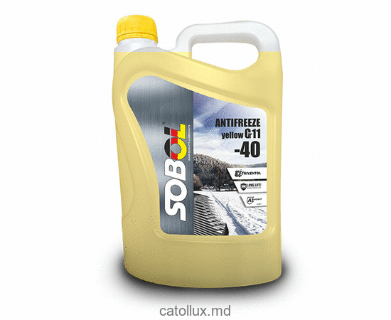 Антифриз -40 G-11 желтый 5л Sobol New 