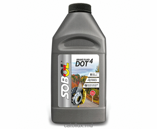 Тормозная жидкость DOT-4 Sobol 450 гр 