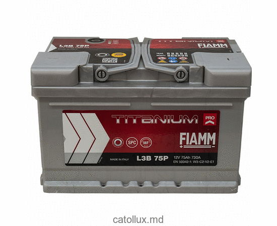 Baterie auto Fiamm  Titanium Plus L3B 75Ah P+ 