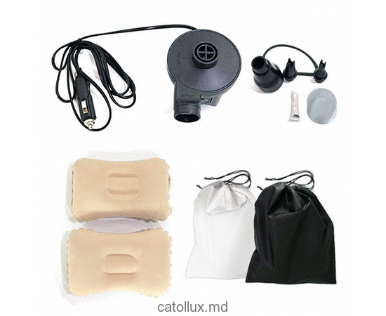 Saltea gonflabilă pentru mașini cu pompă electrică (136x80x10)  Saltea gonflabilă pentru mașini cu pompă electrică (136x80x10)