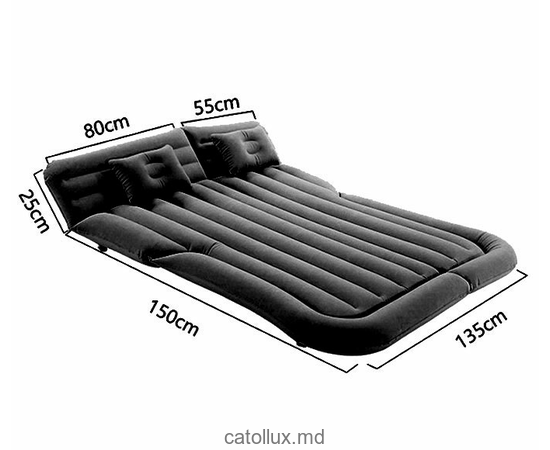 Saltea gonflabilă pentru mașini cu pompă electrică (175x135x12)  Saltea gonflabilă pentru mașini cu pompă electrică (175x135x12)
