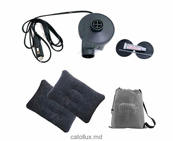 Saltea gonflabilă pentru mașini cu pompă electrică (164x125x20)  Saltea gonflabilă pentru mașini cu pompă electrică (164x125x20)