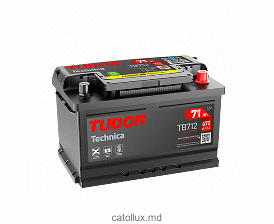АКБ TUDOR TB712 LB3  71A P+ (670Ah) 278/175/175  АКБ TUDOR TB712 LB3  71A P+ (670Ah) 278/175/175