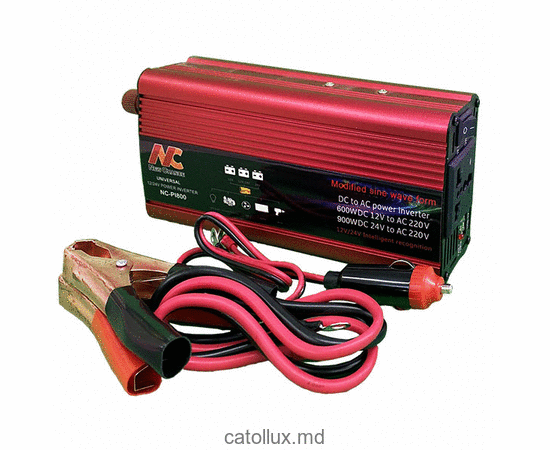 Преобразователь напряжения с 12-24V в 220V (NC-PI800) 