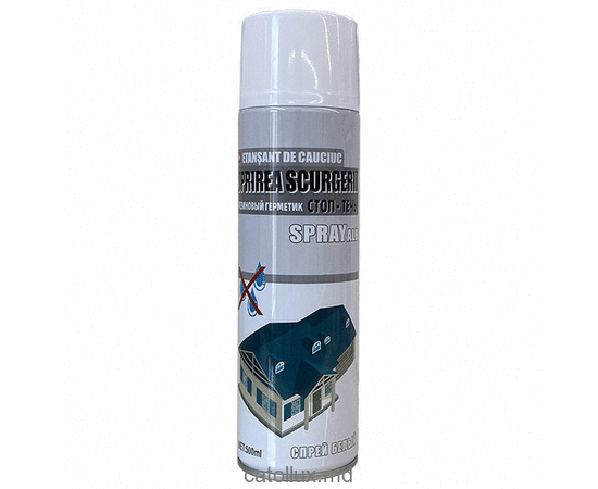 Etanșant de cauciuc Oprirea Scurgerii Sprey alb 500ml 