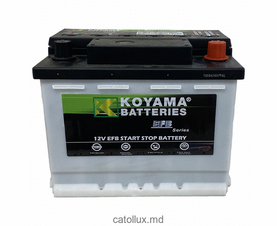 Baterie KOYAMA EFB  60 P+ (610Ah)  241/174/190 