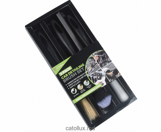AD0960 Набор из 3 кистей для детейлинга 