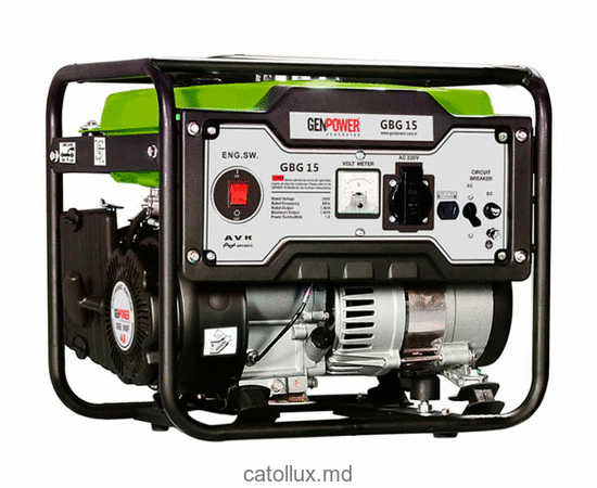 Generator de benzină GENPOWER  GBG15  1,0 - 1,2 KW 3000 об/мин - 50Hz 230V  Generator de benzină GENPOWER  GBG15  1,0 - 1,2 KW 3000 об/мин - 50Hz 230V