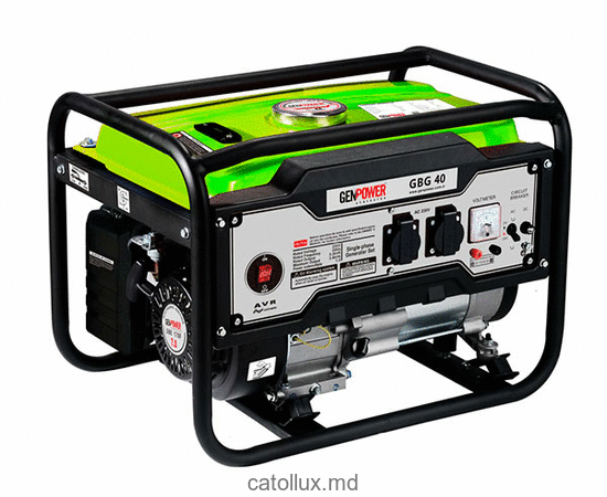 Generator de benzină GENPOWER  GBG40  2,6 - 3,2 KW 3000 об/мин - 50Hz 230V  Generator de benzină GENPOWER  GBG40  2,6 - 3,2 KW 3000 об/мин - 50Hz 230V