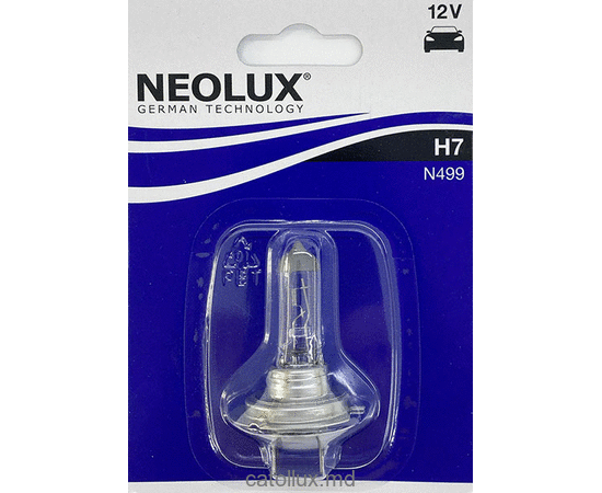 Лампа галогенная Neolux H7 N499-01B 55W 12V PX26D 