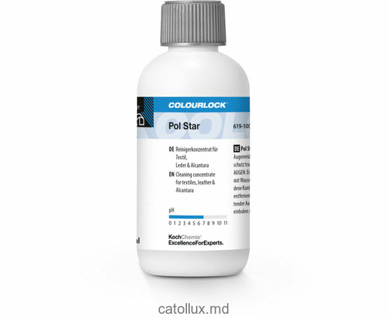 619-100ML Pol Star 100ml Очиститель кожи,алькантары и текстильных изделий 