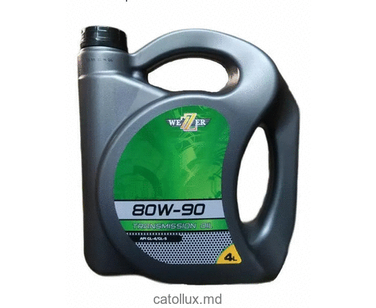 Масло трансмиссионное 80w90  WEZZER 4л 