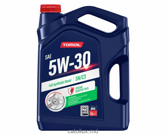 Tomoil масло мотор. Dexos 2 SAE 5W30 SN/CF C3  5L 